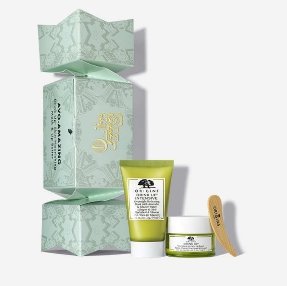Full Size Drink It Up, Lip Butter: Origins Avo-amazing Gift set
